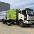 City Street And Runway And Airport Vacuum Road Sweeper Truck Volume 8000L